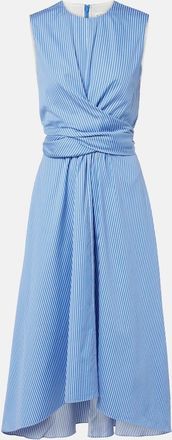 Altuzarra Abito midi Penny in cotone a righe