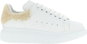 Alexander McQueen Larry Sneakers Beige-Donna