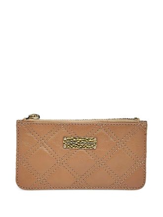 Marc Jacobs quilted leather wallet - women - Fabric/Leather - One Size - Neutrals