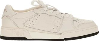 Fendi Schoenen, Dames, Beige, 38 1/2 EU, Leer, Match Sneakers
