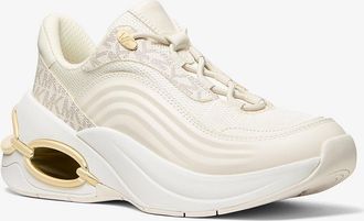 Michael Kors Toni Mixed-Media Trainer