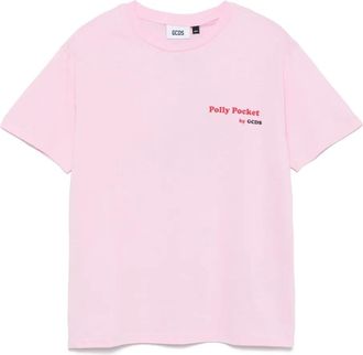 GCDS x Polly Pocket T-shirt Pizza - Rosa