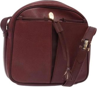 Cartier Tweedehands leren schoudertassen - Dames - Vintage Schoudertas - Rood - ONE Size - Leer - Vintage
