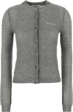 Miu Miu Cardigan in cashmere - Grigio