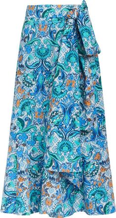 Marie Oliver Estine Wrap Skirt in Chateau at Nordstrom, Size Xx-Small