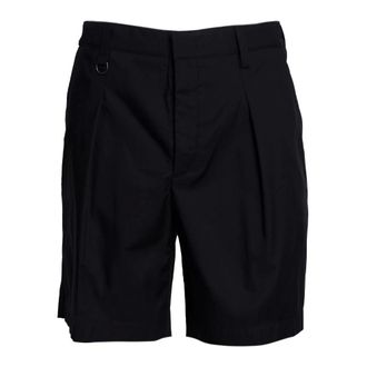Paolo Pecora Casual Shorts, male, Black, Size: 2XL Long Shorts