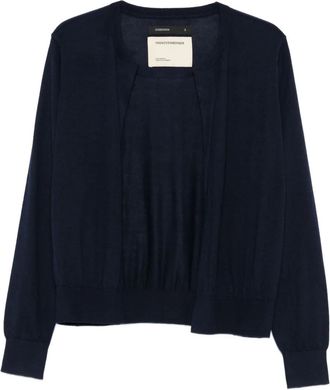 Frenckenberger Cardigan mini aperto - Blu