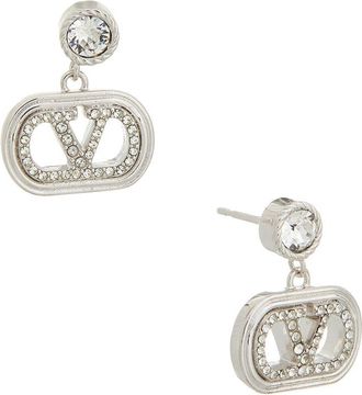 Valentino Oval Swarovski Earrings