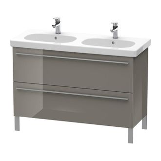 Duravit Duravit X-large Mueble De Pared 6518, 2 Extra&iacute;bles, 1150mm Para C&oacute;digo D 034812, Color (frente/cuerpo): Laca De Color Gris Franela De Alto Brillo - Xl