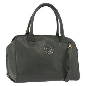 Celine Pre-owned Vintage Handtas - Dames - Vintage Handtas - Groen - ONE Size - Leer - Vintage