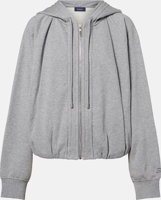 Sportmax Cotton-blend jersey hoodie