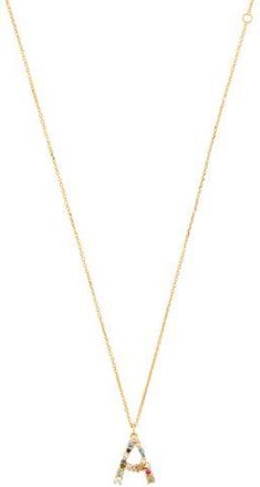 P D PAOLA ALPHABET GOLD NECKLACES