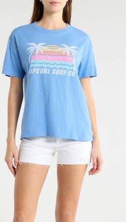 Rip Curl Malibu Relaxed Graphic T-Shirt in Cornflower Blue at Nordstrom, Size Xx-Small
