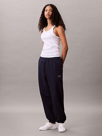 Calvin Klein Joggers De Felpa De Algod&oacute;n Con Monograma