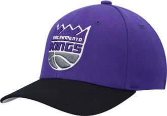 Mitchell & Ness Mens Mitchell & Ness Purple/Black Sacramento Kings MVP Team Two-Tone 2.0 Stretch-Snapback Hat at Nordstrom