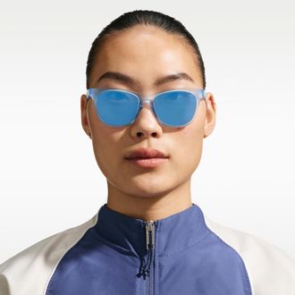 Nike Womens Fusion Flow Sunglasses in Blue | IQ9345X-444