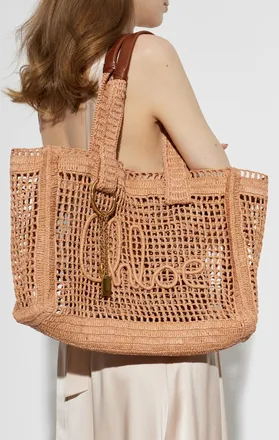 Chlo&eacute; Summer Banana Shopper Bag, Womens, Brown