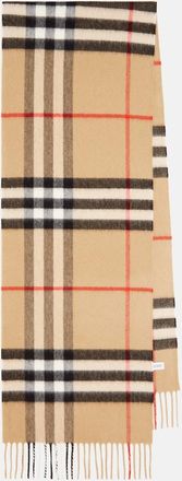 Burberry Burberry Check cashmere scarf