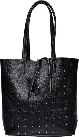 Isabella Rhea Zwart Rundleer Tas