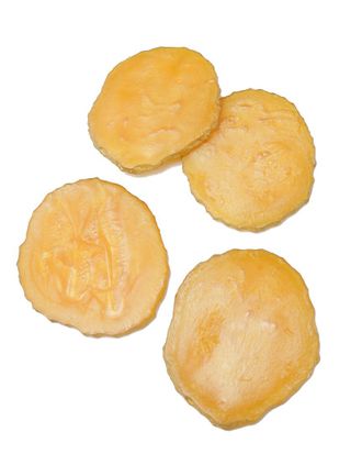 Tiramisu Set of 4 Yellow Resin Coasters