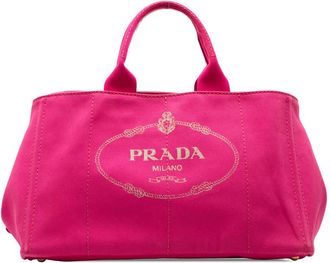 Prada Pre-owned Prada Large Canvas Canapa Logo Satchel P27TPH705VD8WPQO