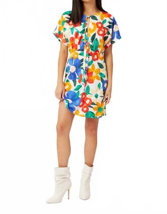 Traffic People Pop Of Color Dress - Plus In Multi