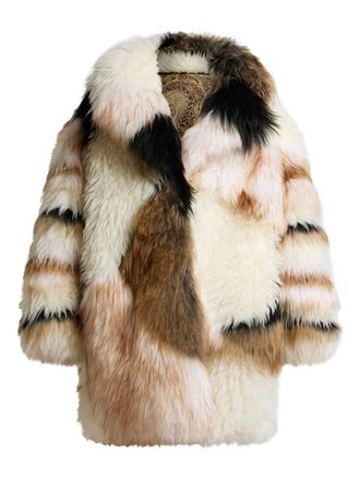 Etro Cappotto con design patchwork - Toni neutri