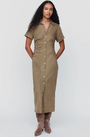 Pilcro Greer Denim Midi Shirtdress by Pilcro