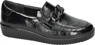 Solidus Kathy - Dames - Loafers - Zwart - 37 1/2 EU - Katoen - Schoenen