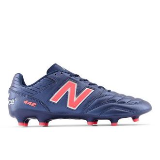New Balance Unisex 442 PRO FG V2 en Azul/Gris/Rojo, Talla 40.5