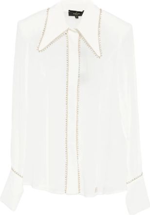 Babylone Paris long sleeve shirt - White