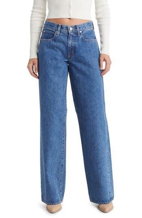 Slvrlake Denim Mica Low Rise Wide Leg Organic Cotton Jeans in Sweet Memory at Nordstrom Rack, Size 31