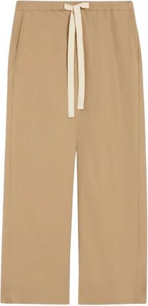 Max Mara S Max Mara Rtw... - Dames - Wijde Broeken - Beige - S - Broeken