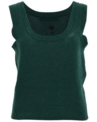 Dior Cd Embroidered Knitted Tank, Size Fr 40 (Authentic Pre-Loved)