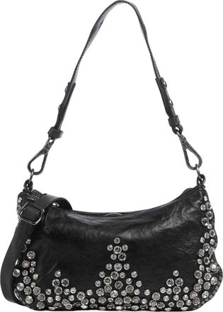 Campomaggi Elongated Zip Closure Shoulder Bag With Decorative Elements