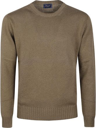 Drumohr Green Crew Neck Sweater