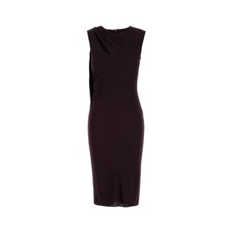 Tom Ford Cocktail Dress with Cut Out and Scarf Detail - female - Tom Ford - Party Dresses - Purple - 2XS - Dresses