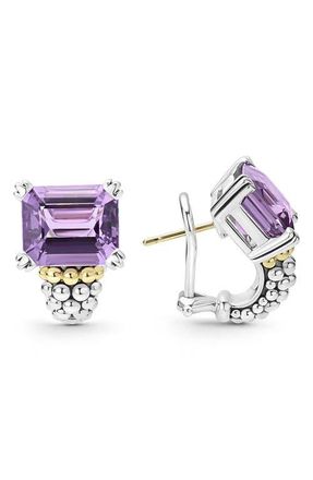 Lagos Glacier Amethyst Half Hoop Earrings at Nordstrom