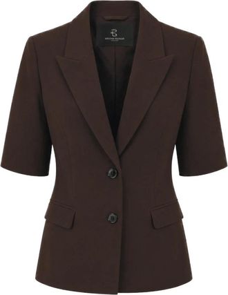 Bruuns Bazaar Blazers - Dames - Blazers - Bruin - L - Jassen
