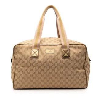Gucci Pre-owned Gucci GG Canvas Web Duffle Bag Ladies RTC93FEBPVQ2P778