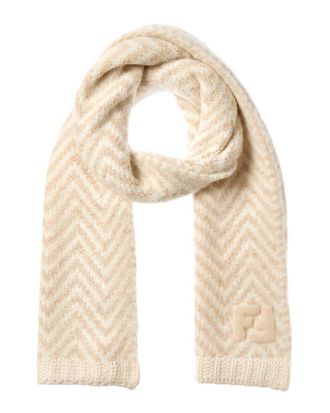 Fendi Fendi Ff Alpaca & Wool-Blend Scarf