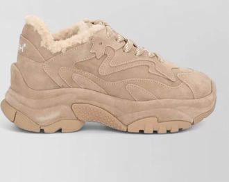 Ash leather low-top sneakers