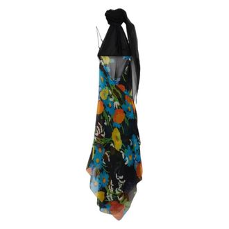 Burberry Floral Garden Silk Blend Dress, Brand Size 4 ( US Size 2 )