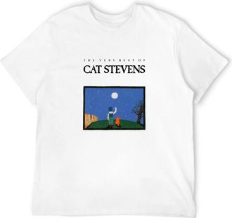Schade Jewellery Cat Stevens Rock Folk Music Singer Legend Mens T Shirt Size M White