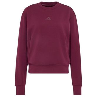 adidas D4T Workout Warm Up Crew Neck Pullover f&uuml;r Damen | lila
