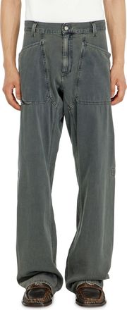 Diesel Relaxed Jeans Regular Waist D-Zeta, Colored, Zip fly