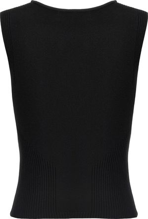 Marine Serre Moon Jewelry Tank Top - Black