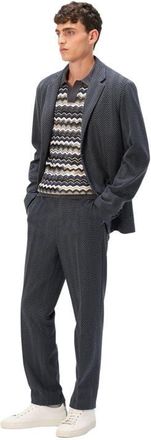 Missoni Single-breasted Jacket With Zigzag Pattern in Grey at Nordstrom, Size 54 It