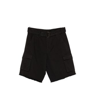 Laneus Belted Pocket Cargo Shorts