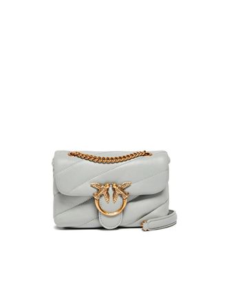 Pinko Pearl Grey Love Bag Puff Maxi Quilt